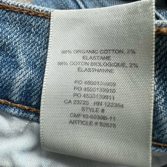 Aritzia Denim Forum The Bailey High Rise Boot 32L Size 25 - Picture 15 of 16